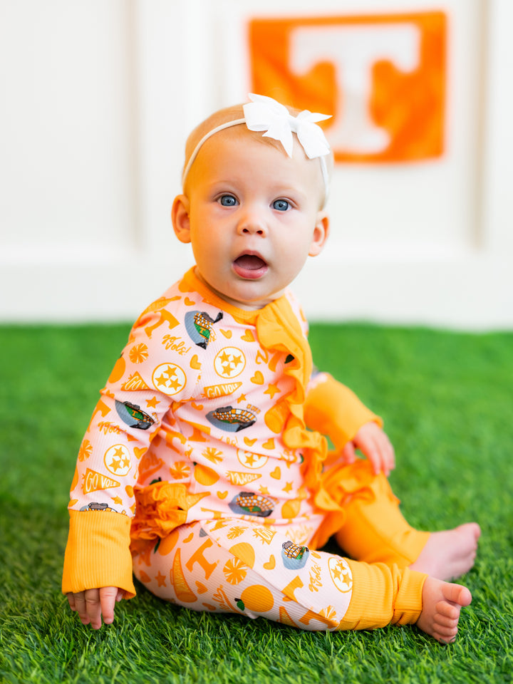Vols Vibes Ruffle Zippy