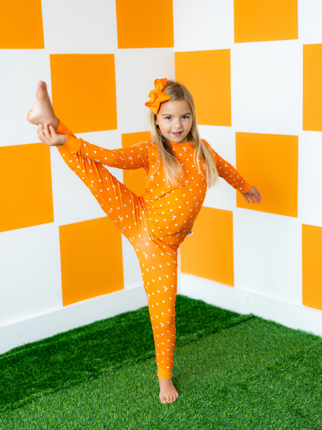 Polka Dot Power T Pajama Set