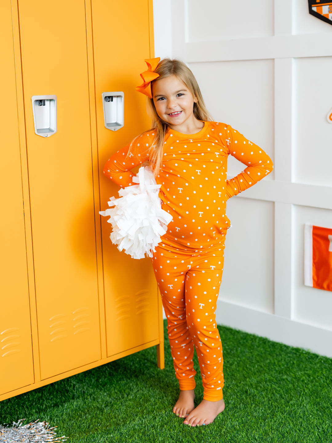 Polka Dot Power T Pajama Set