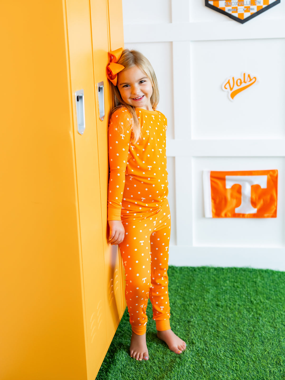 Polka Dot Power T Pajama Set