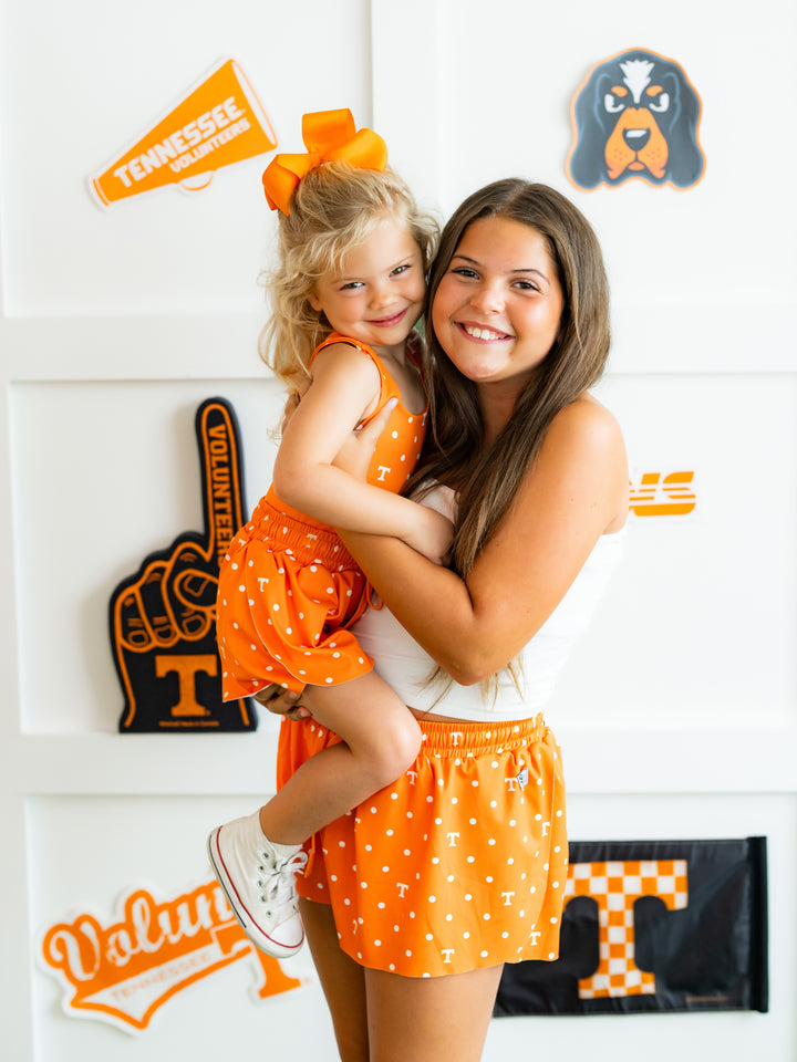 Polka Dot Power T Flutter Shorts