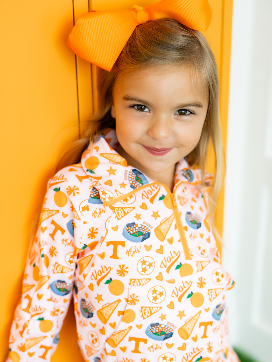 Vols Vibes Quarter Zip Pleated Skort Set