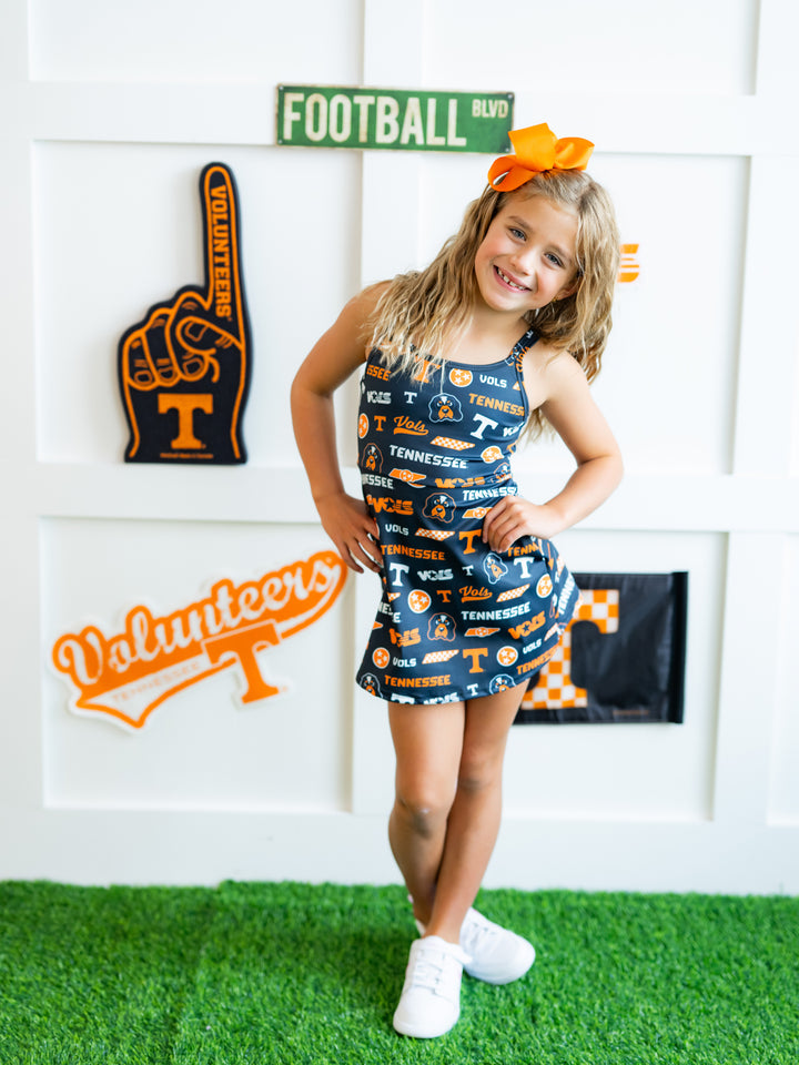 Dark Mode Vols Cami Play Dress
