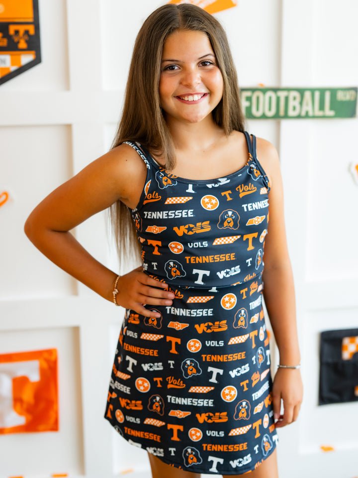 Dark Mode Vols Cami Play Dress