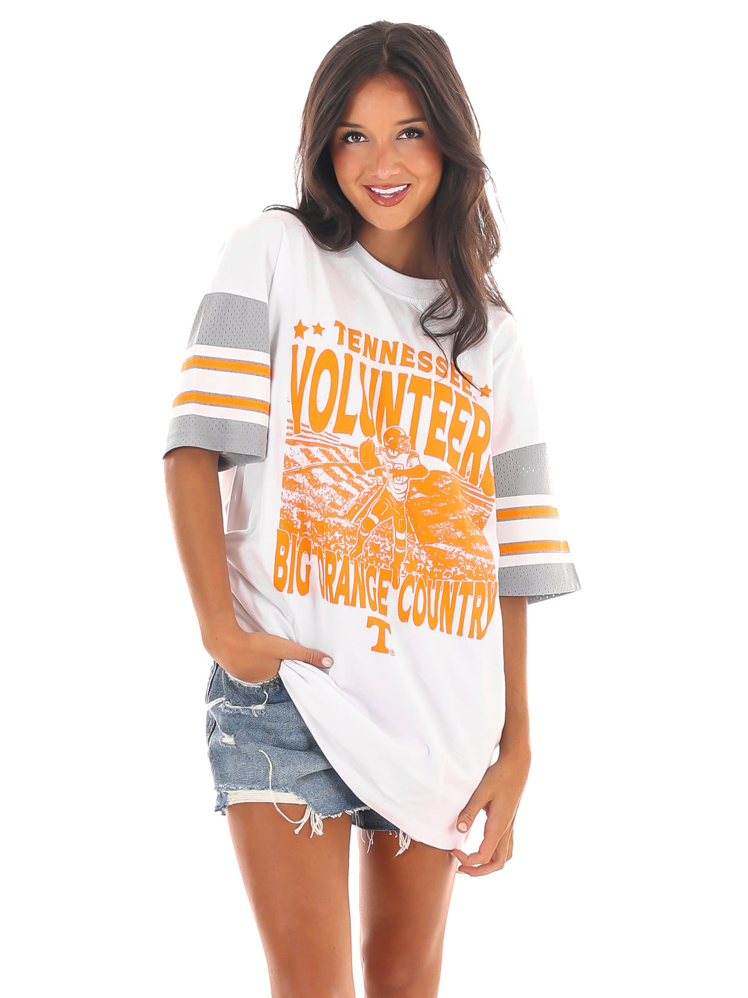 Tennessee Sports Stripe Raglan Tee