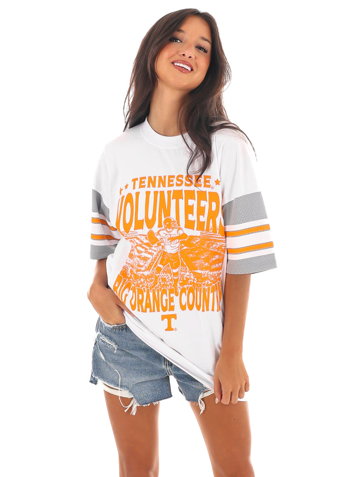 Tennessee Sports Stripe Raglan Tee