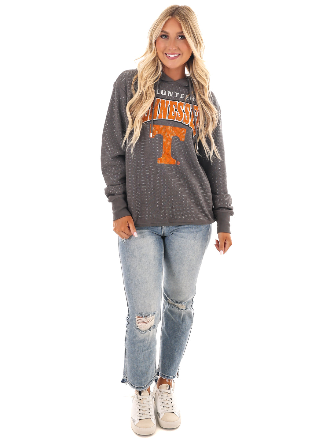 Tennessee Volunteers All-Over Rhinestone Sparkle Hoodie