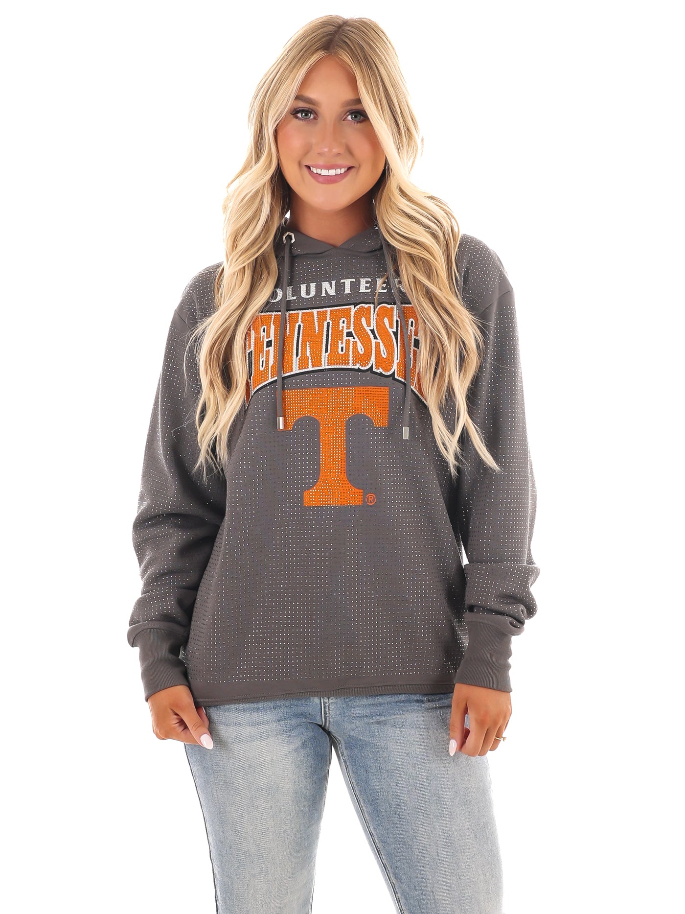 Tennessee Volunteers All-Over Rhinestone Sparkle Hoodie