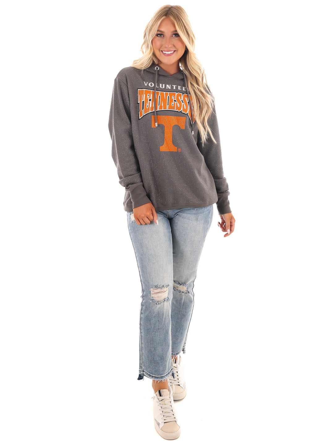 Tennessee Volunteers All-Over Rhinestone Sparkle Hoodie