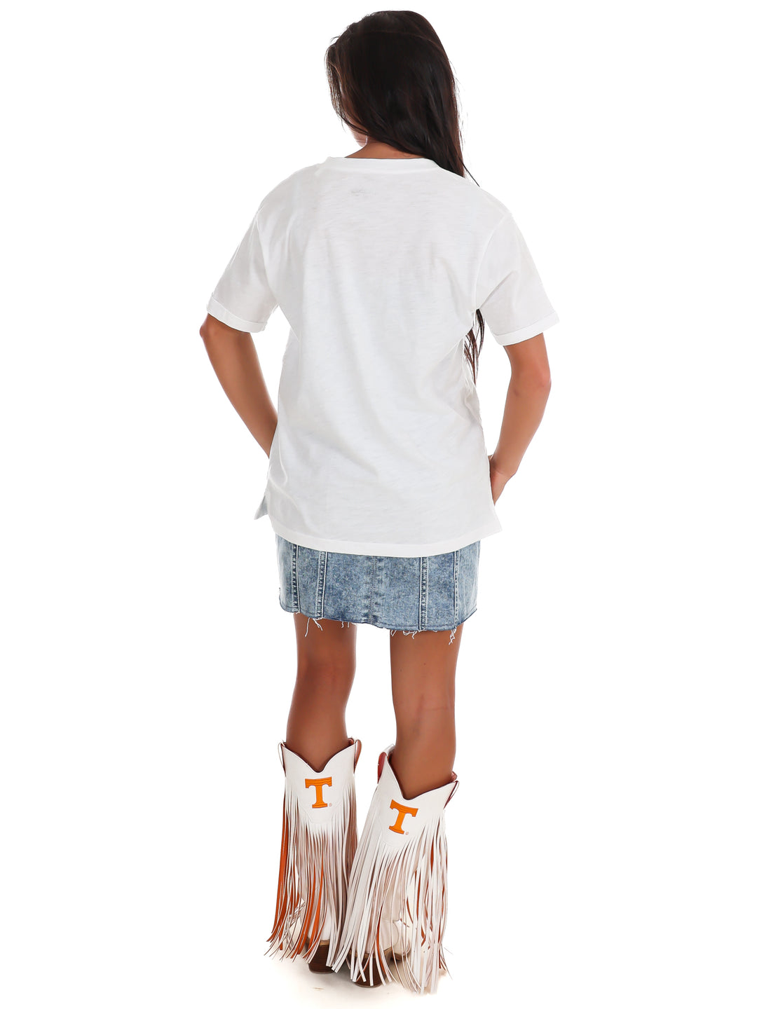 Tennessee Big Baseball Bow V-Neck Tee