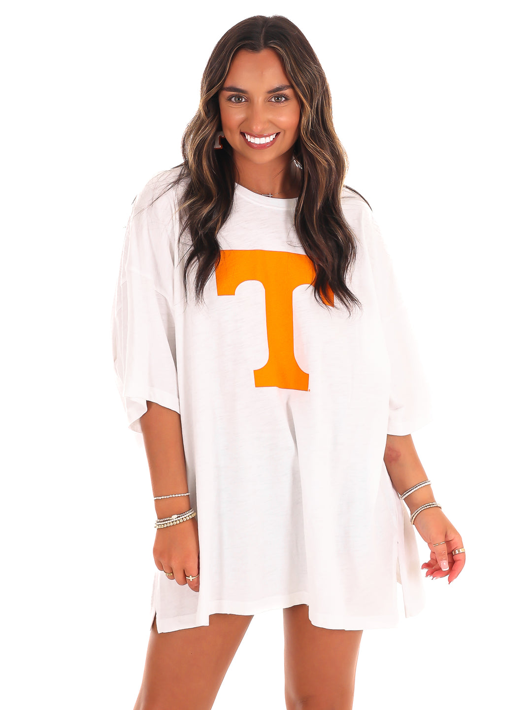 Tennessee Big Print Block Oversized Tee