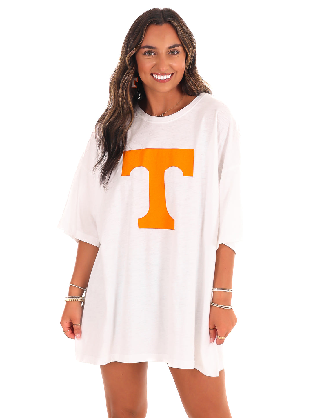 Tennessee Big Print Block Oversized Tee