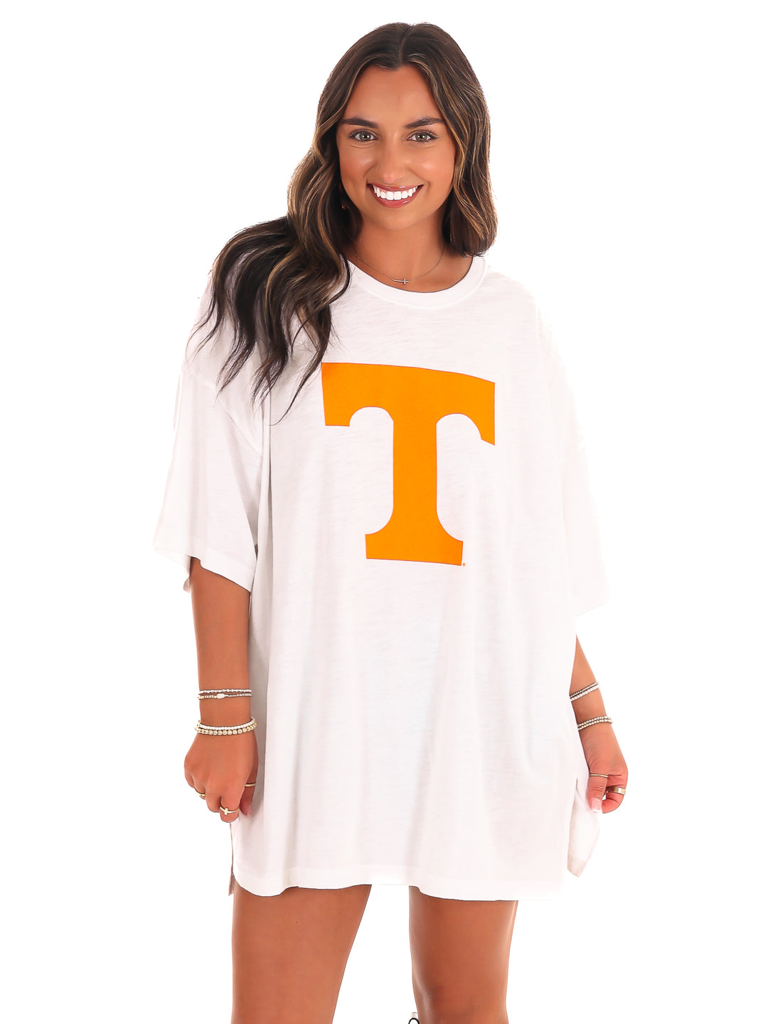 Tennessee Big Print Block Oversized Tee