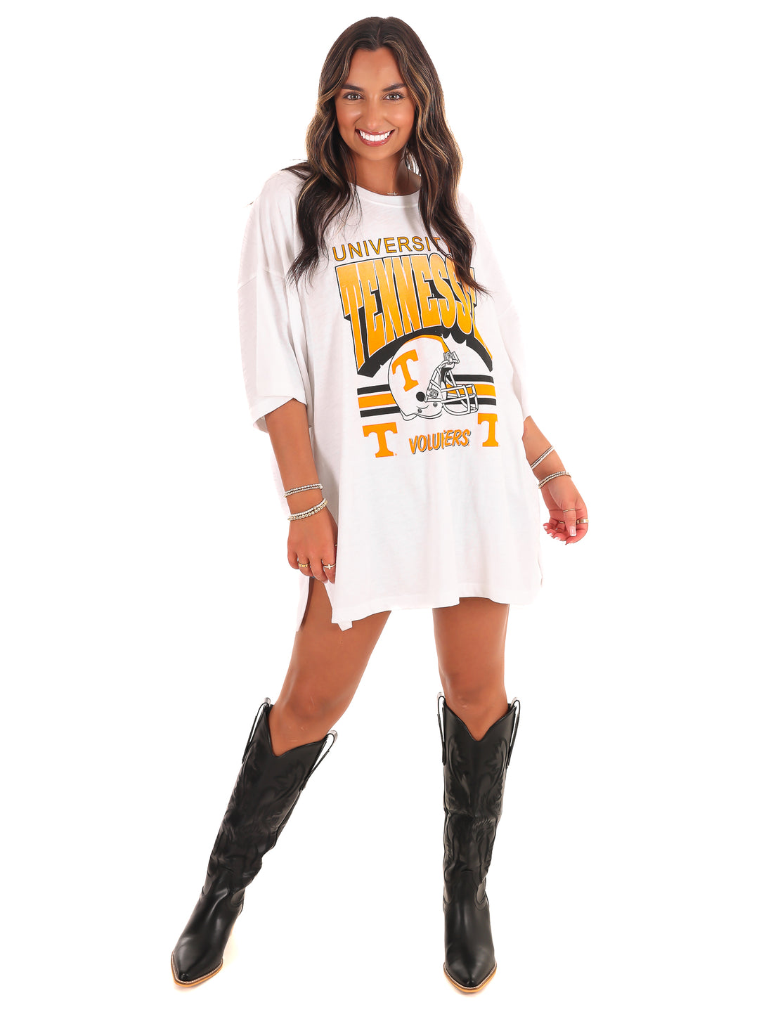 Retro Tennessee Helmet Oversized Tee