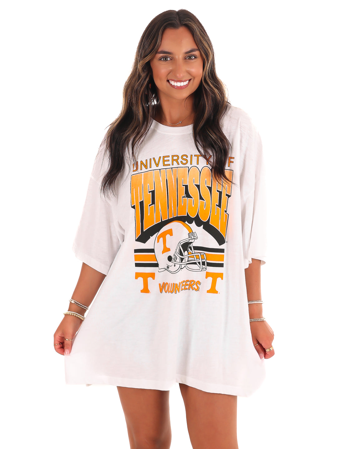 Retro Tennessee Helmet Oversized Tee