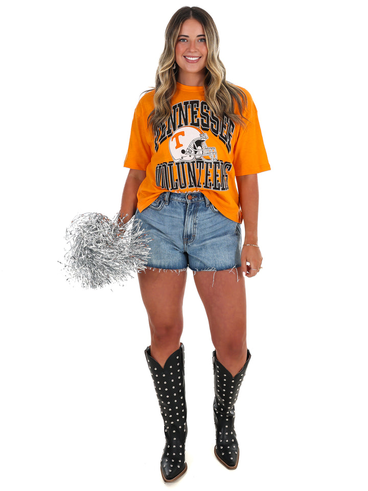 Tennessee Volunteers Helmet Waist Length Top
