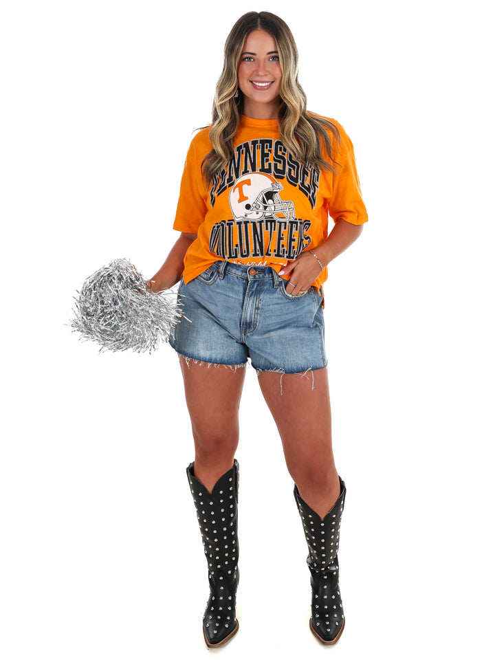 Tennessee Volunteers Helmet Waist Length Top