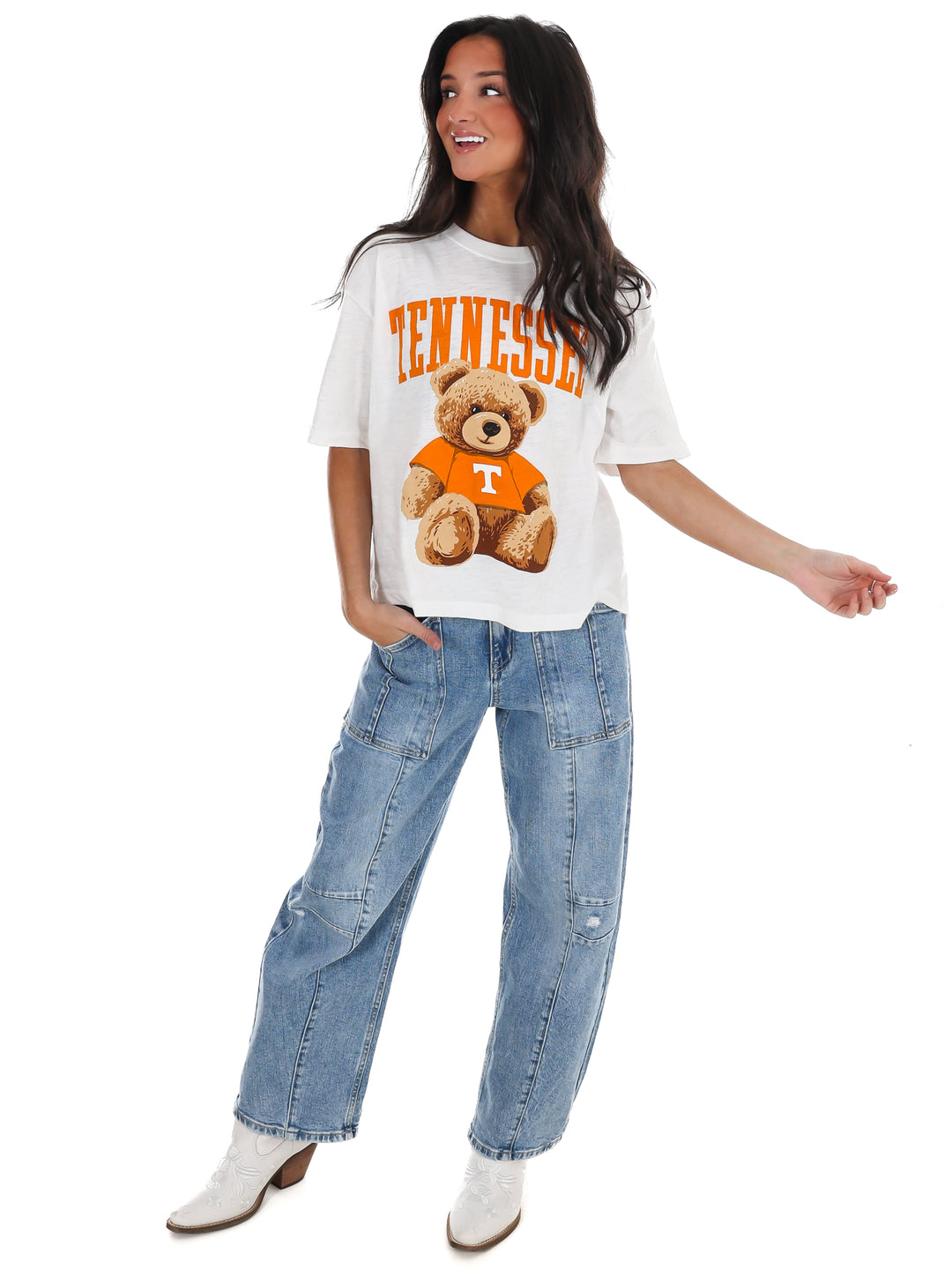 Tennessee Teddy Waist Length Tee