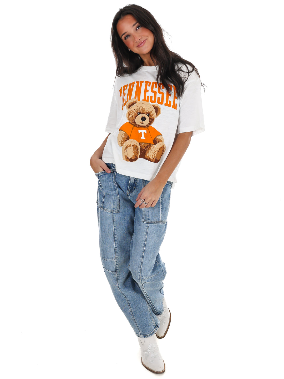 Tennessee Teddy Waist Length Tee