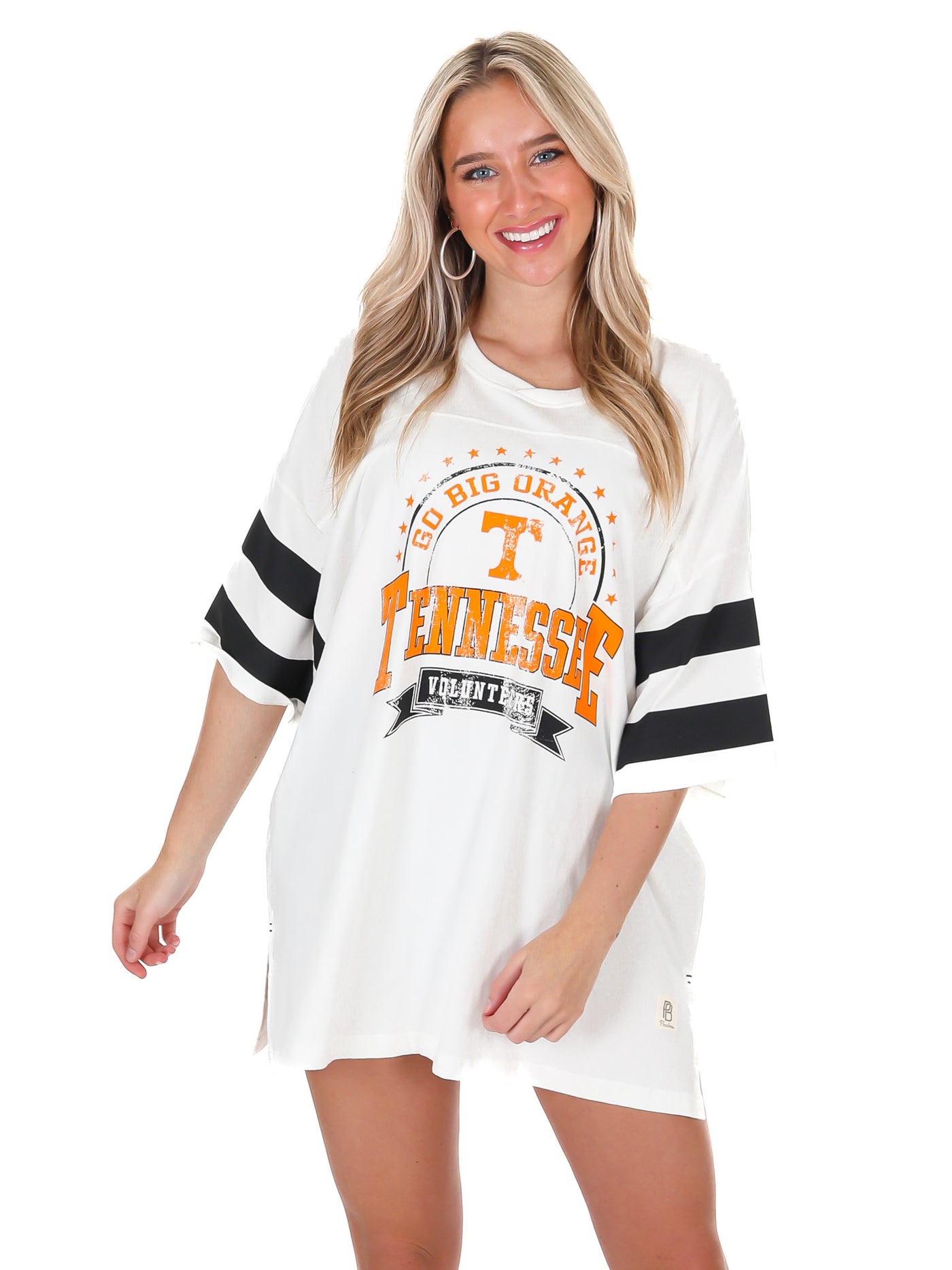 Tennessee Captain Double Stripe Oversized Tee