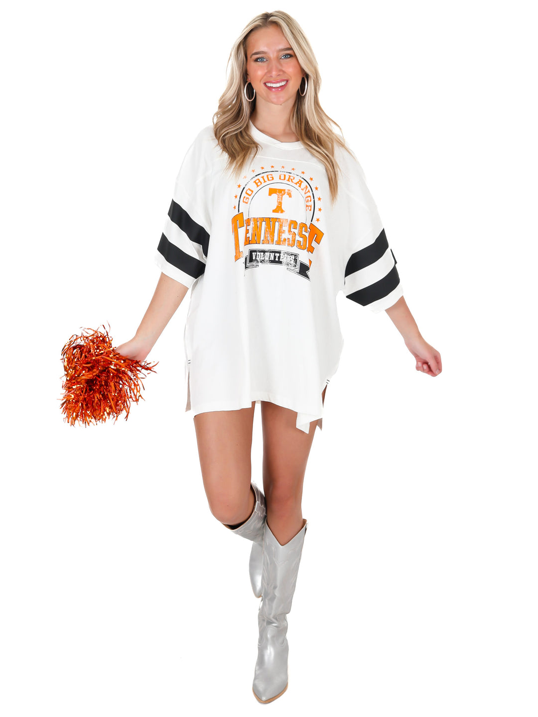 Tennessee Captain Double Stripe Oversized Tee