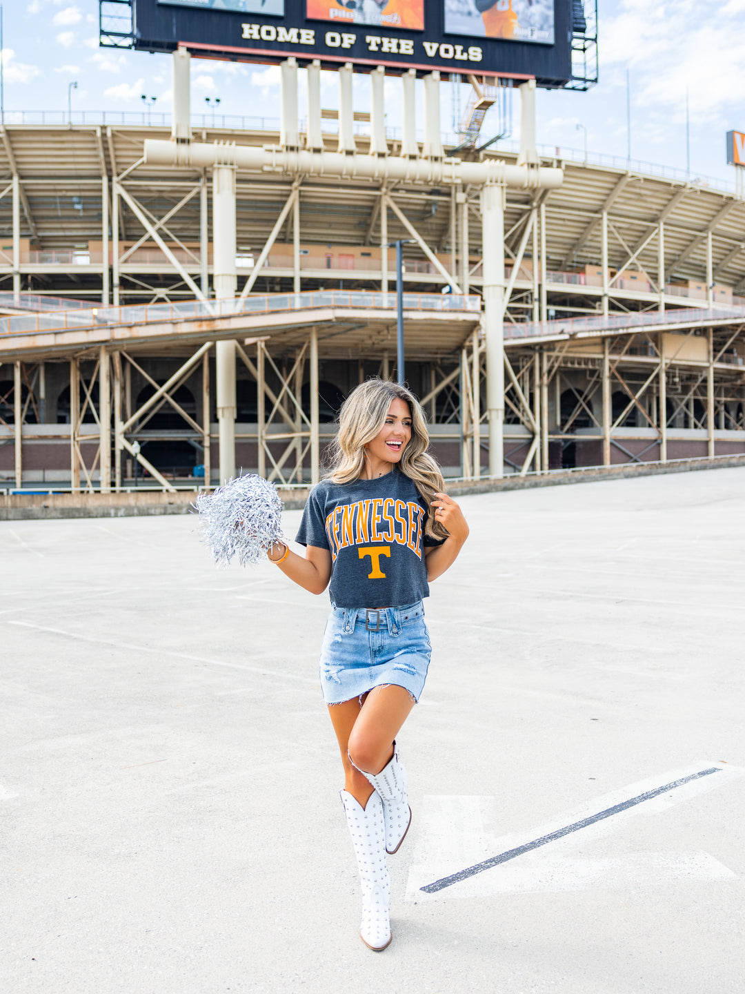 Power T Tennessee Crop Top