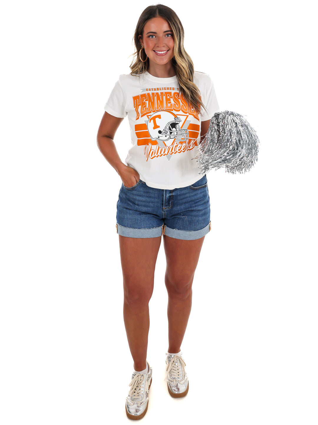 Tennessee Helmet Trilogy Waist Length Tee
