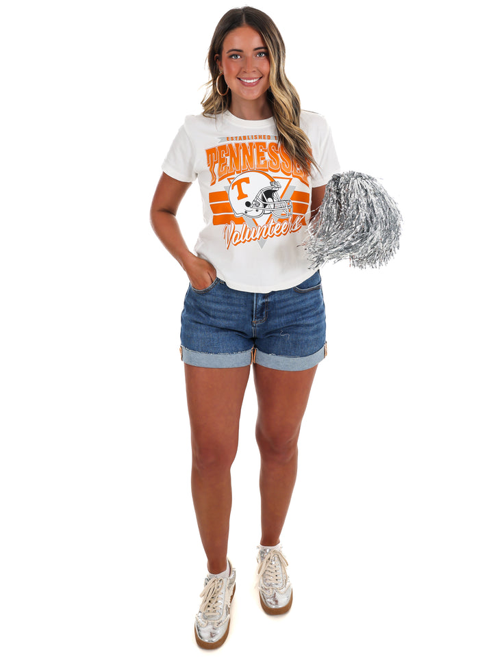 Tennessee Helmet Trilogy Waist Length Tee