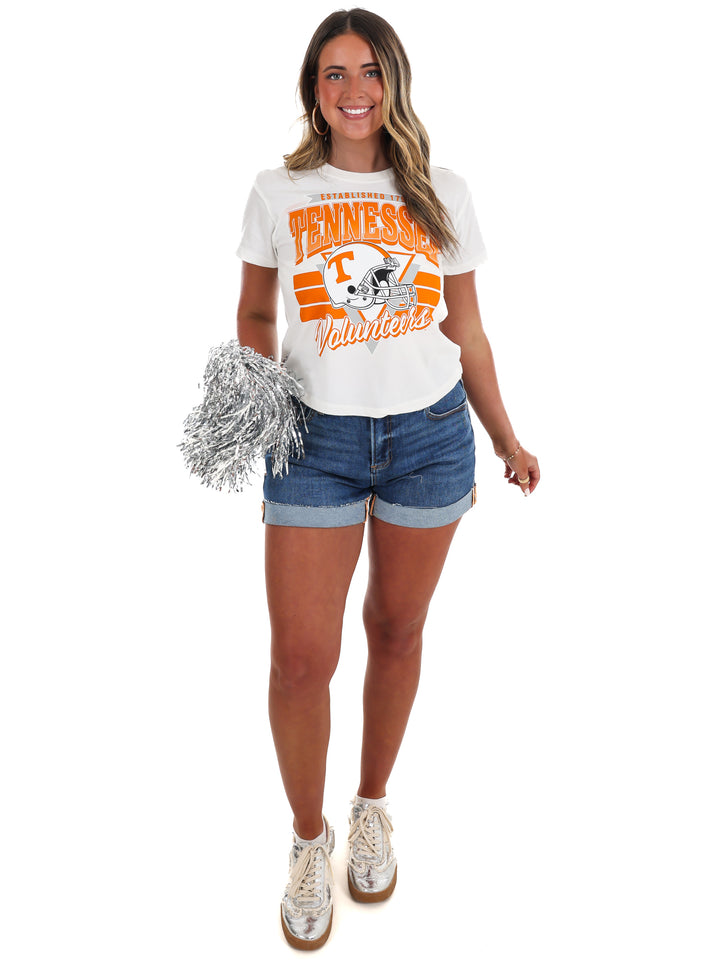 Tennessee Helmet Trilogy Waist Length Tee