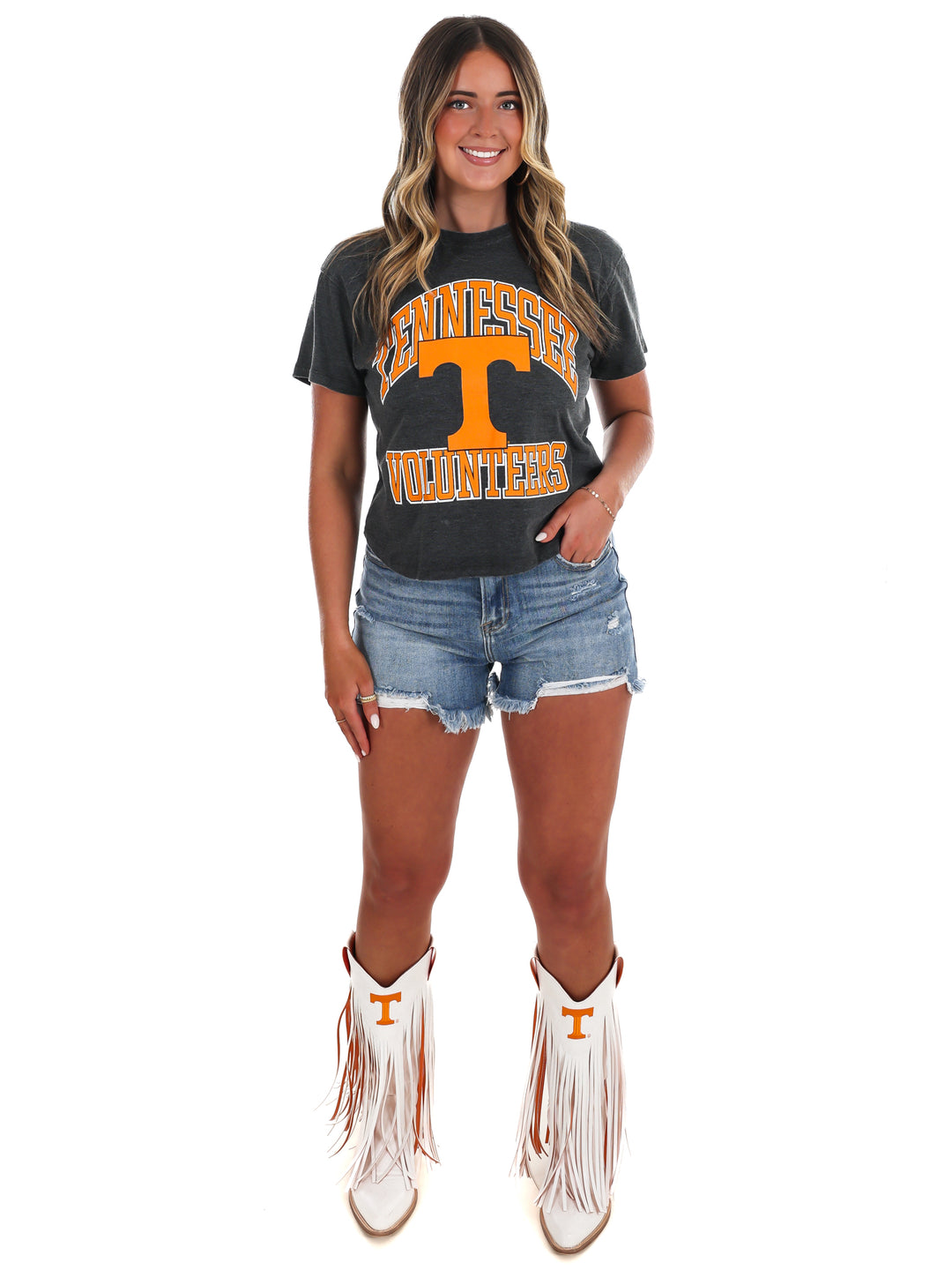 Tennessee Crewneck Waist Length Tee