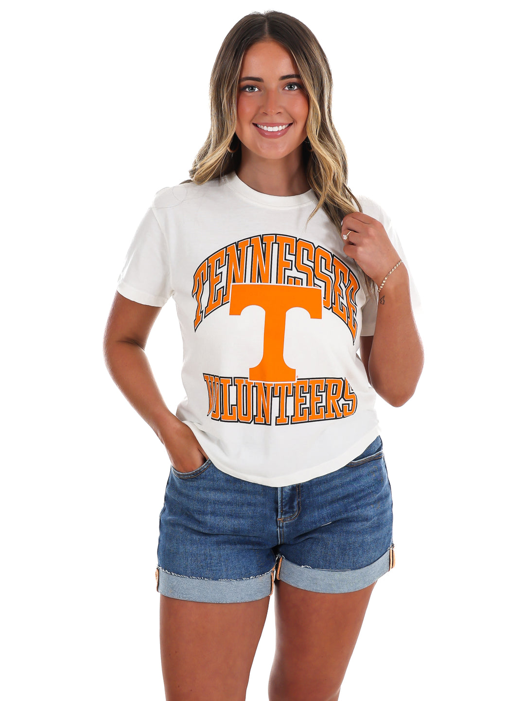 Tennessee Crewneck Waist Length Tee