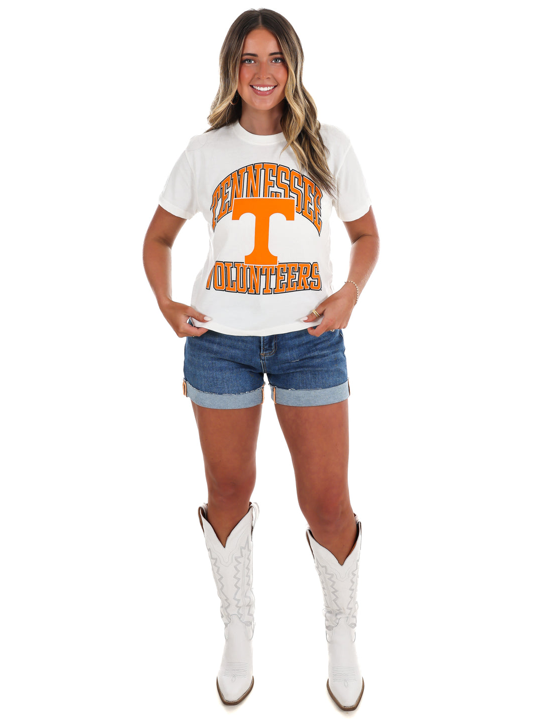Tennessee Crewneck Waist Length Tee