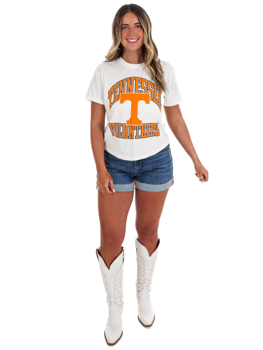 Tennessee Crewneck Waist Length Tee