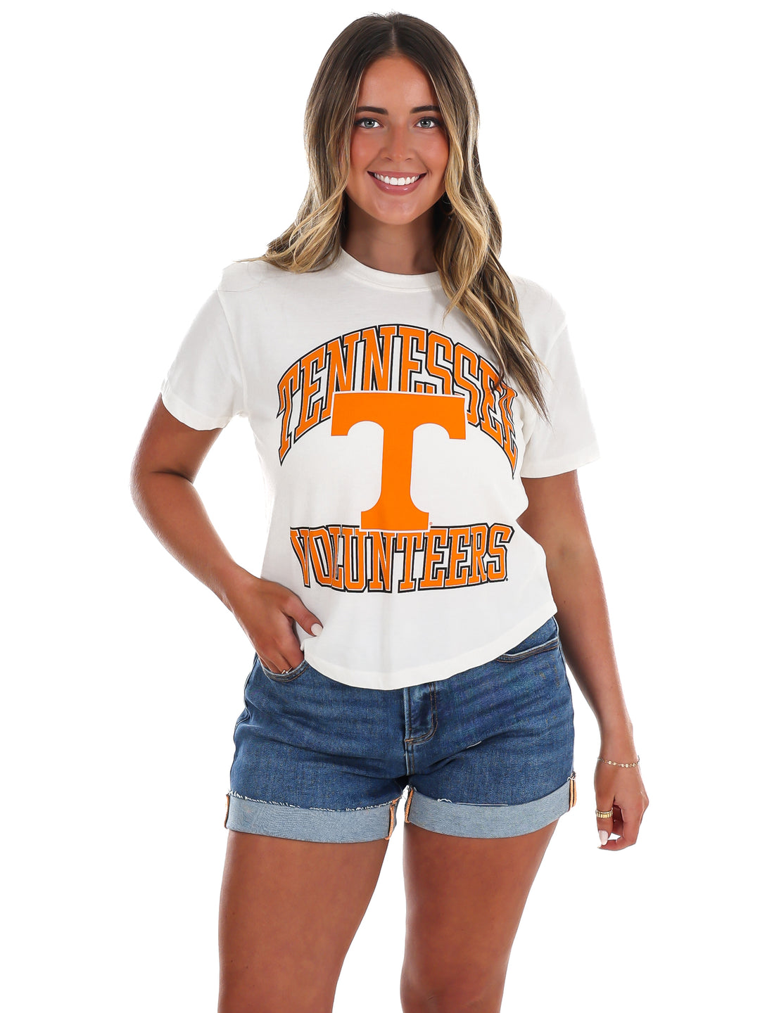 Tennessee Crewneck Waist Length Tee