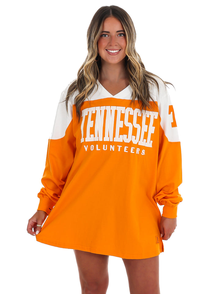 Tennessee Victory V-Neck Oversized Pullover