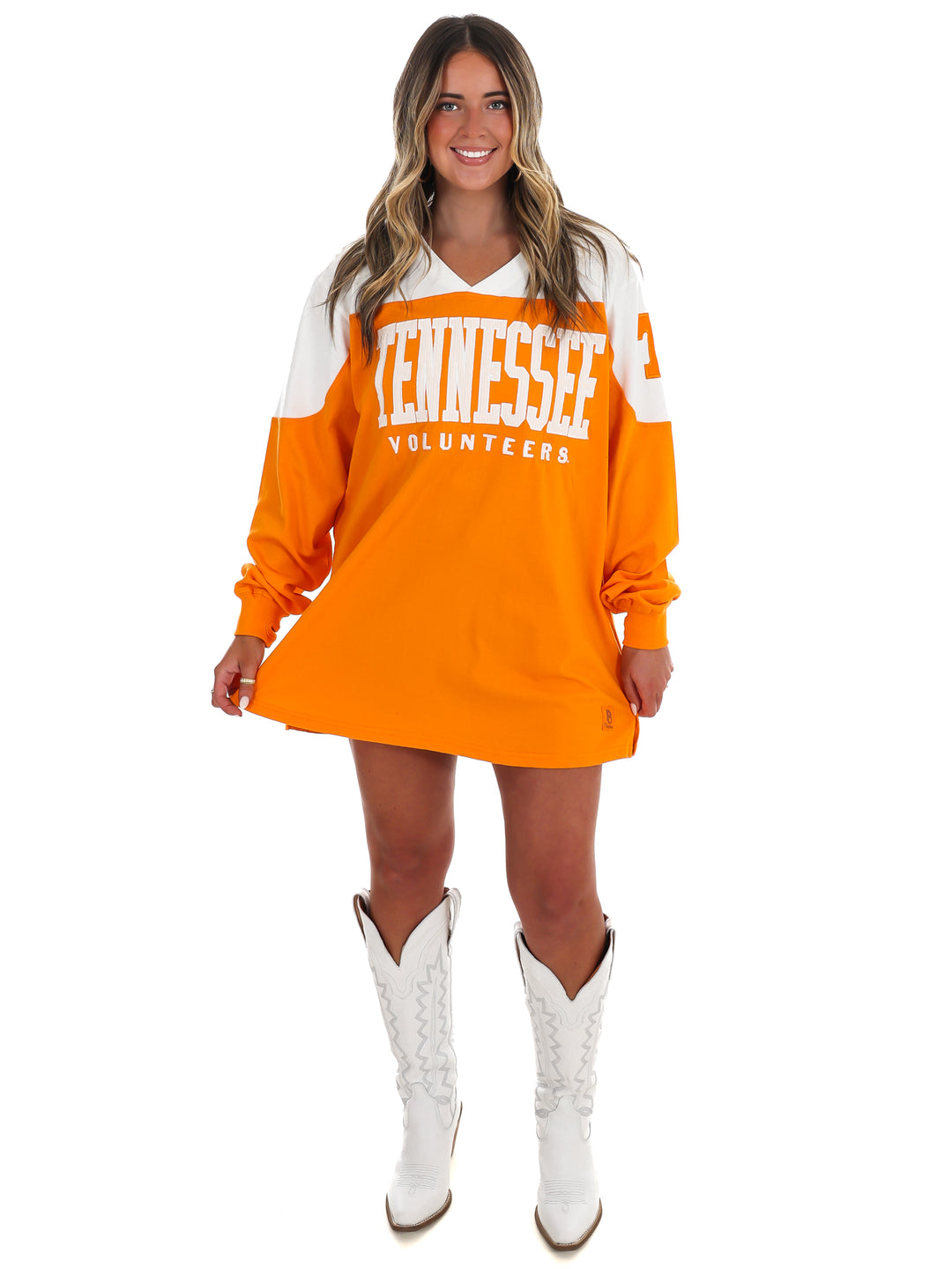 Tennessee Victory V-Neck Oversized Pullover