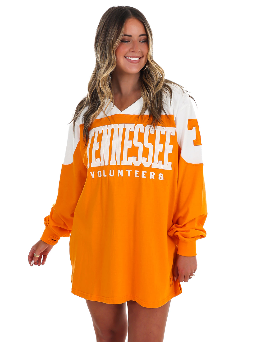 Tennessee Victory V-Neck Oversized Pullover