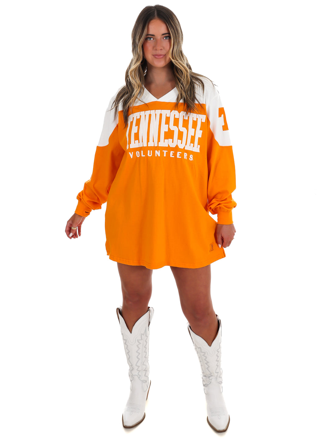 Tennessee Victory V-Neck Oversized Pullover