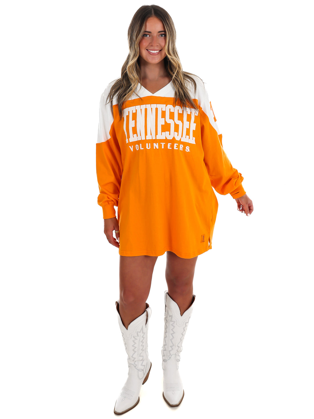 Tennessee Victory V-Neck Oversized Pullover