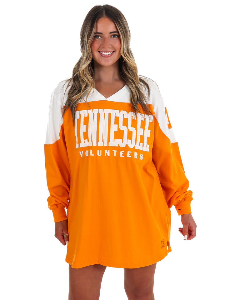 Tennessee Victory V-Neck Oversized Pullover