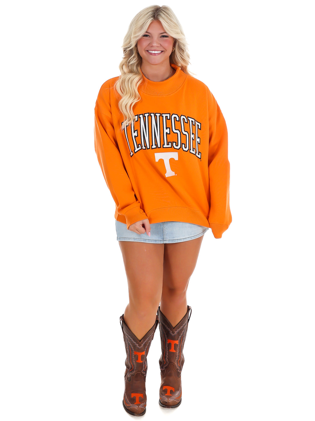 Tennessee Power T Mock Neck