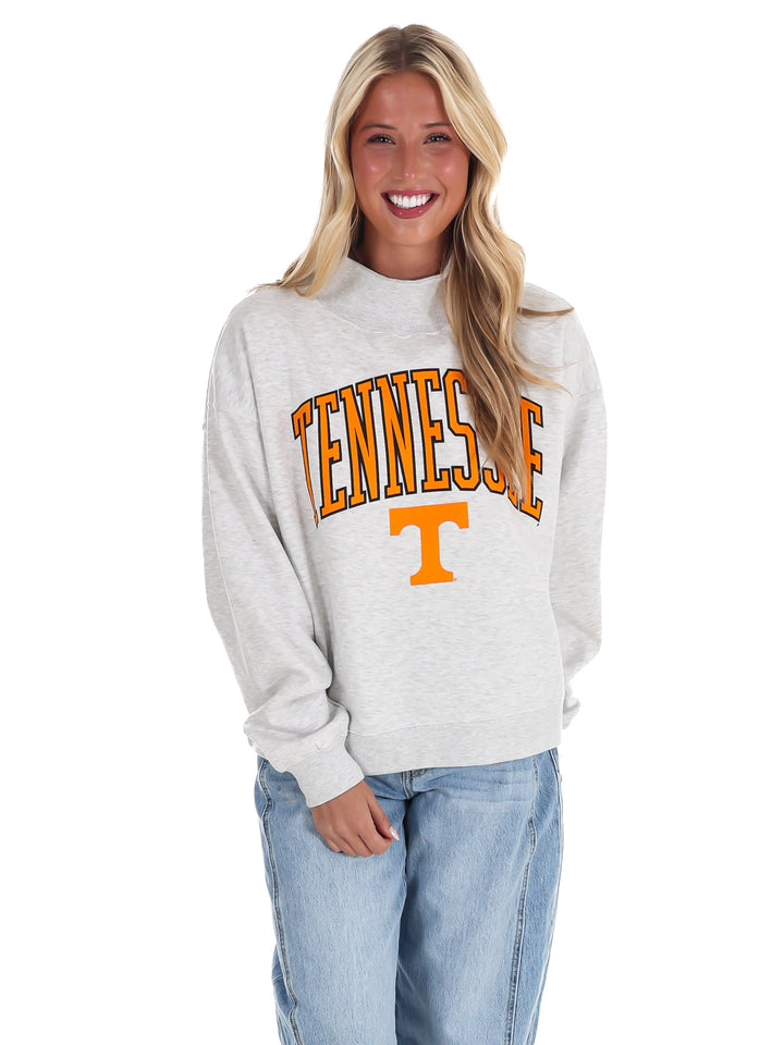 Tennessee Power T Mock Neck Sweatshirt