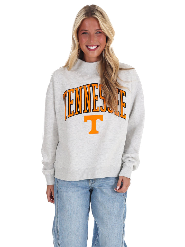Tennessee Power T Mock Neck Sweatshirt