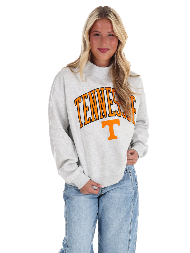 Tennessee Power T Mock Neck Sweatshirt
