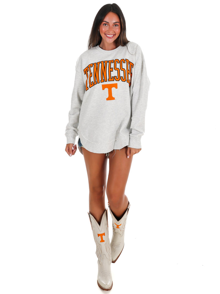 Tennessee Melange Poncho Fleece