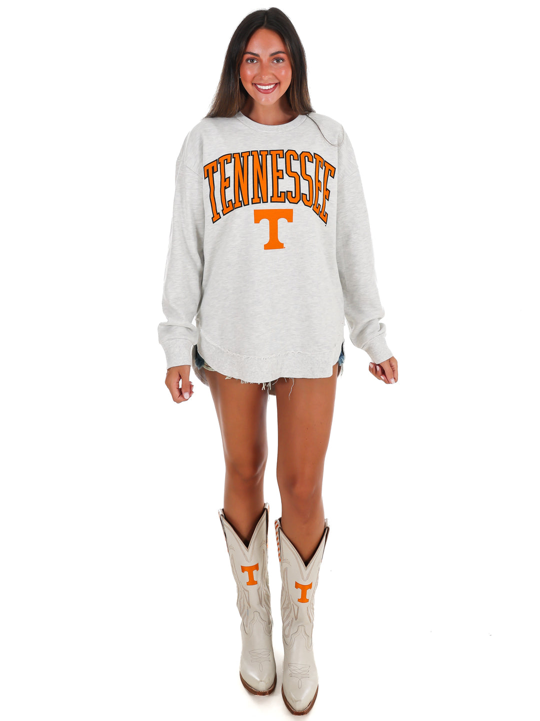 Tennessee Melange Poncho Fleece