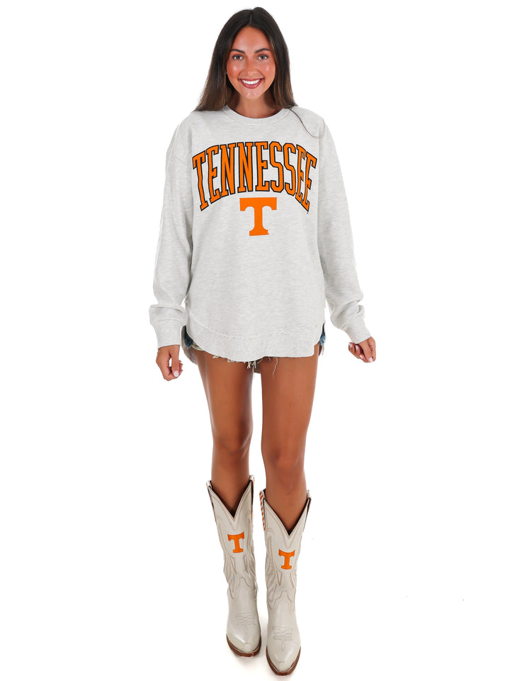 Tennessee Melange Poncho Fleece