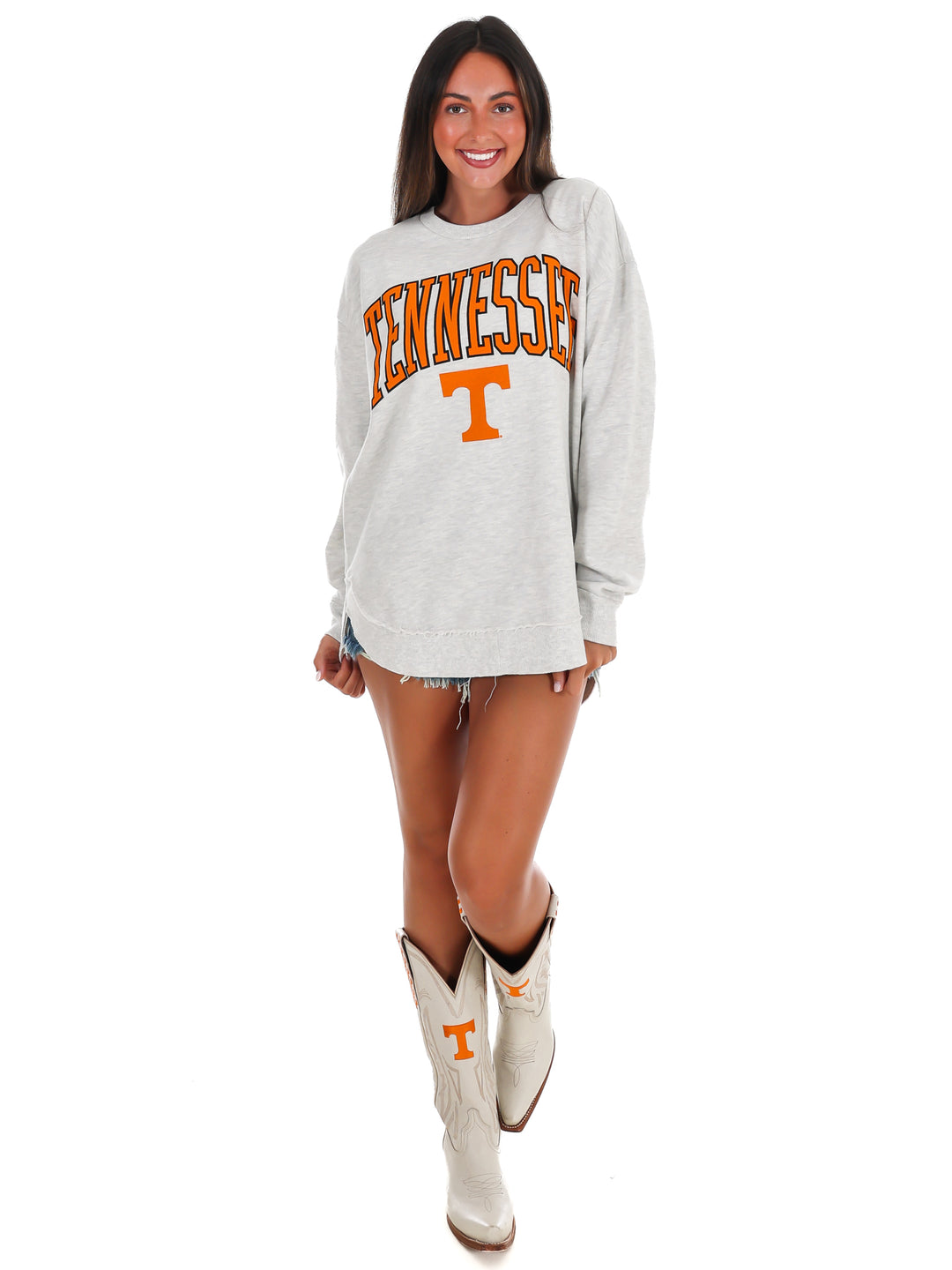 Tennessee Melange Poncho Fleece