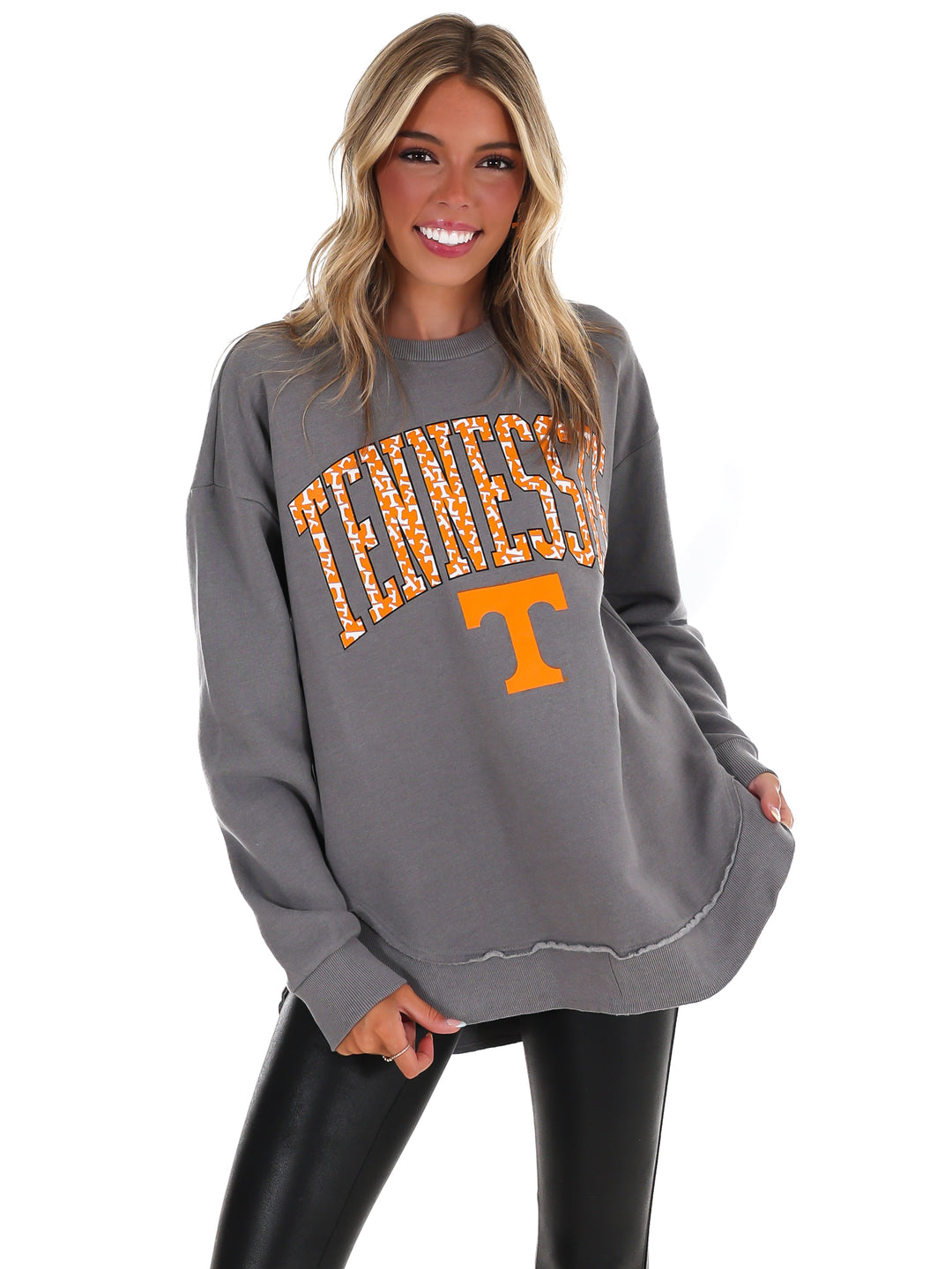 Tennessee Crewneck Hi-Lo Fleece