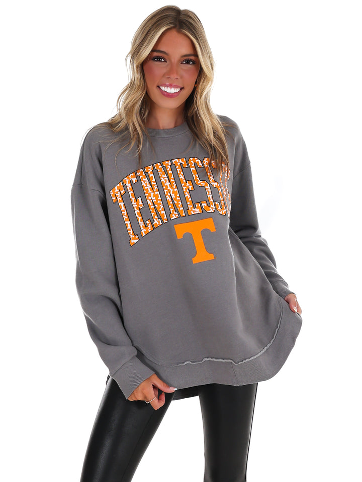Tennessee Crewneck Hi-Lo Fleece